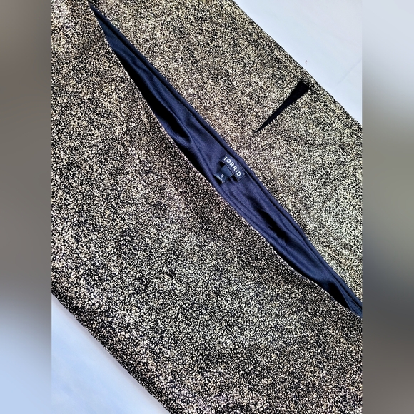 TORRID Women Plus Size Chic Gold Shimmer/Glitter Stretch Skirt Lined Pull On 26 - Picture 13 of 16